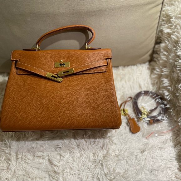 Brown leather bag BNWT - Picture 8 of 11